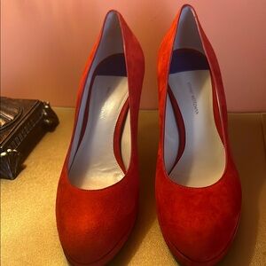 Stuart Weitzman Red High Heel Pumps